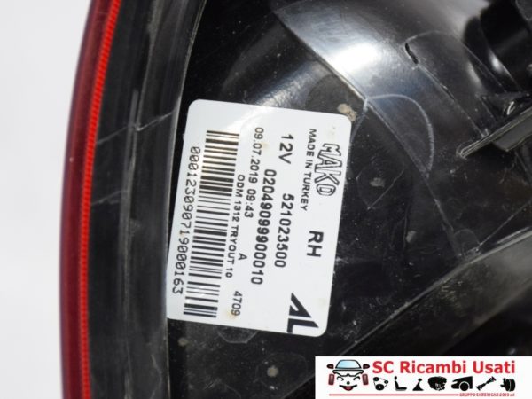 FANALE STOP POSTERIORE DESTRO DX FIAT NEW PANDA 51843642 52102350