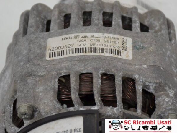 Alternatore Jeep Renegade 1.4 Tjet 52003527 51854903