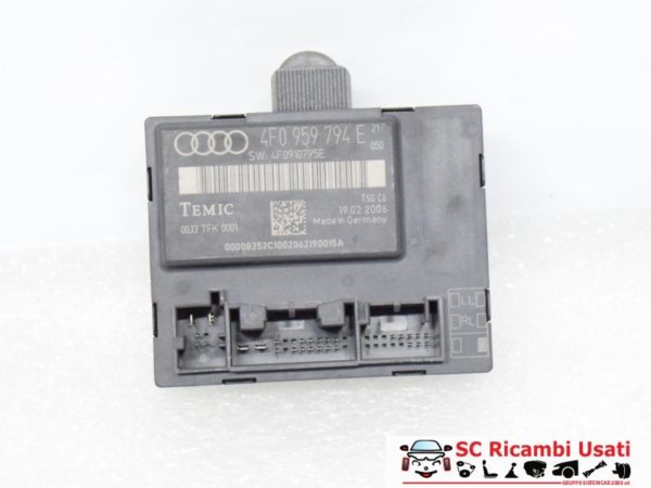 CENTRALINA PORTA POSTERIORE DX AUDI A6 2006 4F0959794