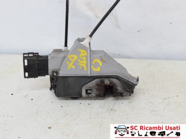 Serratura Posteriore Destra Citroen C3 9800625180