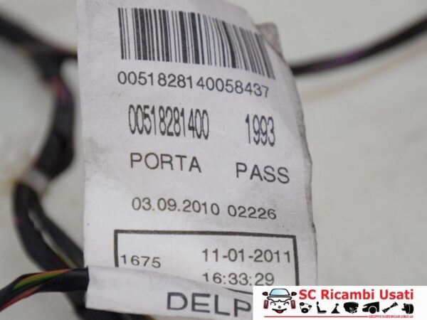 Cablaggio Porta Anteriore Destro Fiat Punto Evo 51828140 51829655