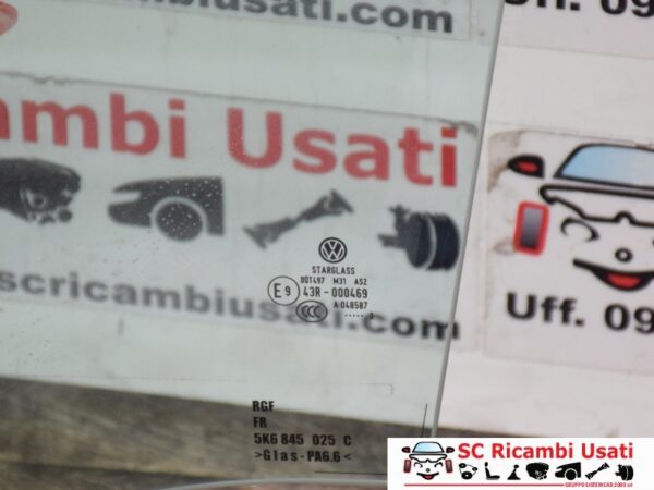 Vetro Posteriore Sinistro Vw Golf 6