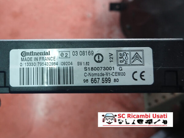 Centralina Bluetooth Citroen C3 9666759980 S180073001