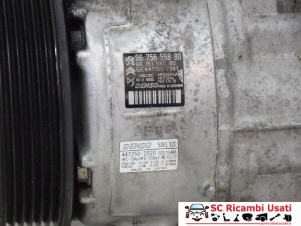 Compressore Clima Opel Corsa F 1.5 Cdti 9675655880