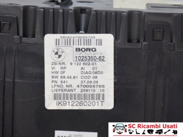 Quadro Strumenti Bmw Serie 3 E90 9122602 62109316127