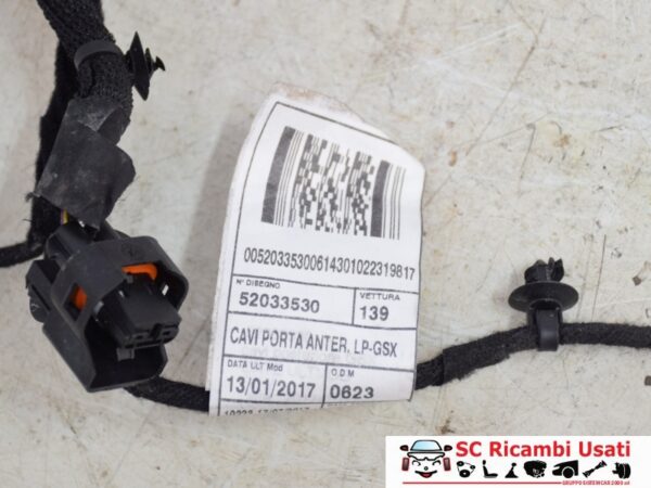 Cablaggio Porta Anteriore Destra Fiat New Panda 52033530