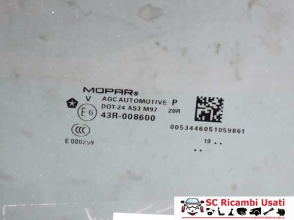 Vetro Oscurato Posteriore Destro Jeep Compass 53446051