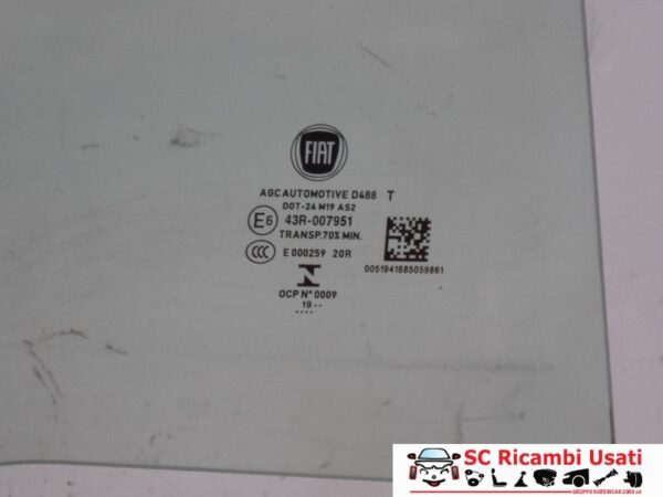 Vetro Scendente Posteriore Destro Fiat 500x 51941685