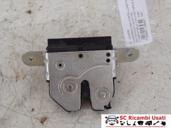 Serratura Portellone Fiat 500 55701971 52161766