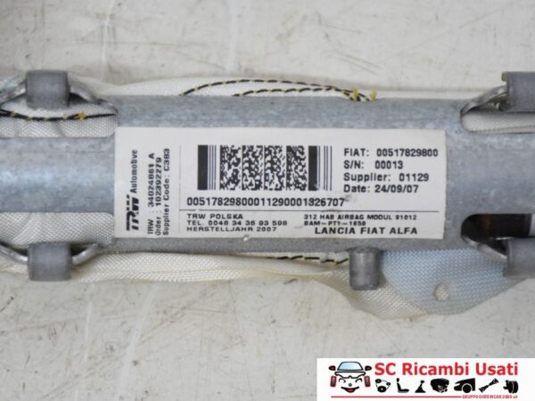 Airbag Tendina Laterale Destra Fiat 500 51782980