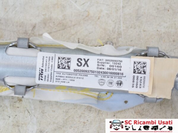 Airbag Tendina Laterale Sinistra Fiat 500 52009375