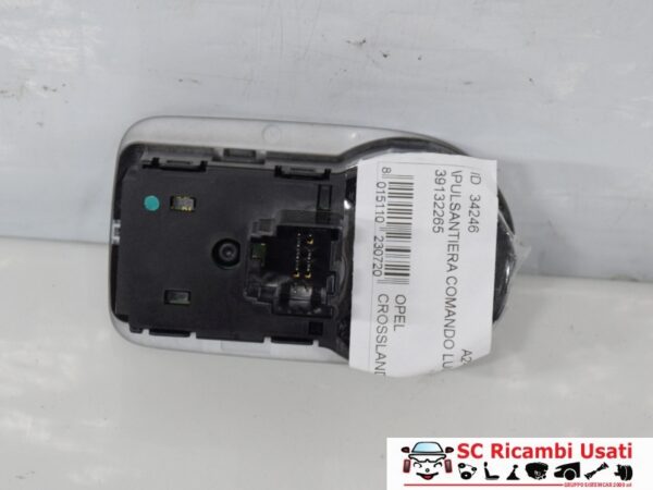 Pulsantiera Comando Luci Opel Crossland X 39132265