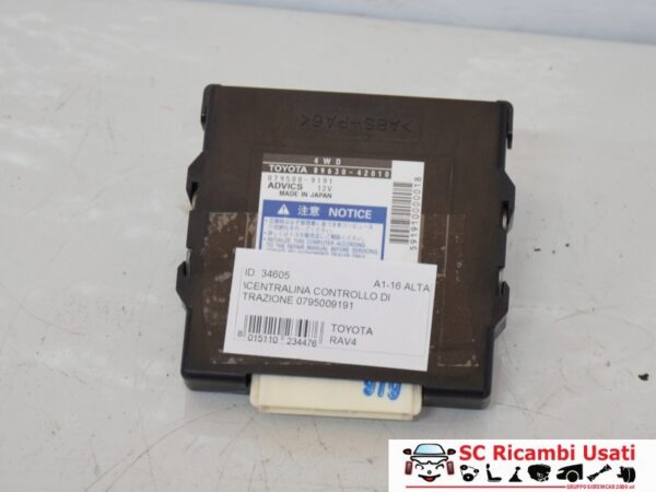 Centralina Controllo Trazione Toyota Rav 4 2.2 0795009191