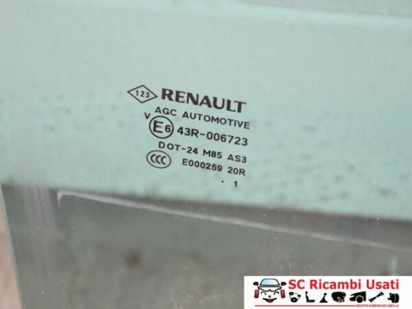 Vetro Scendente Posteriore Destro Renault Scenic 3