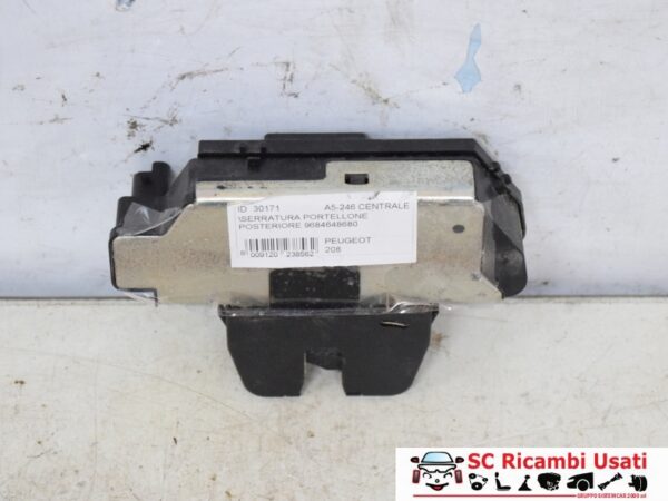 Serratura Portellone Posteriore Peugeot 208 9684648680