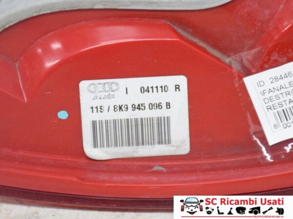 Fanale Stop Posteriore Destro Audi A4 B8 8K9945096B