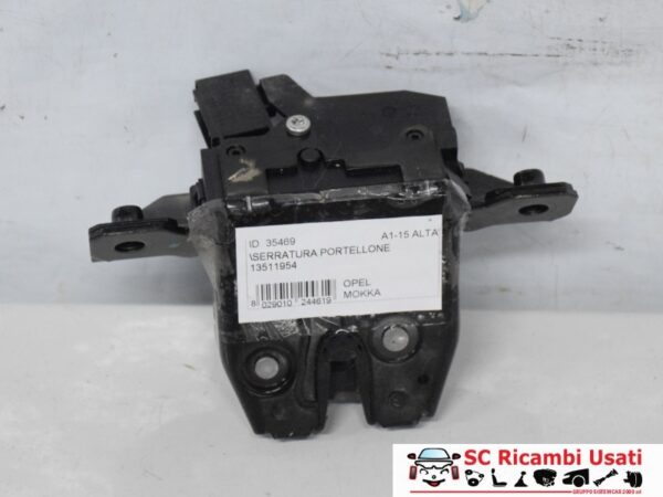 Serratura Cofano Posteriore Opel Mokka X 13511954 ORIGINALE