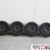 4 Cerchi In Ferro Con Gomme R15 Citroen C3