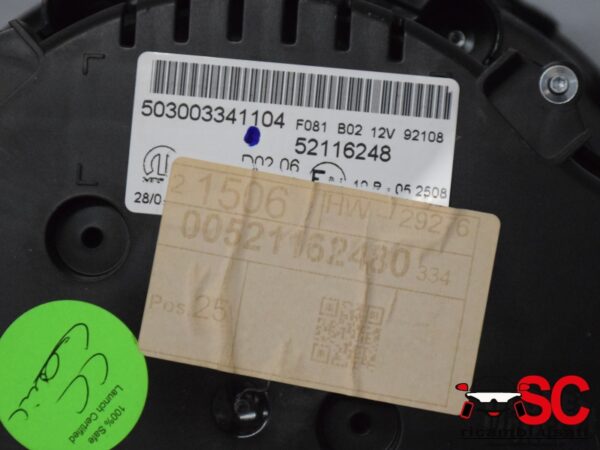 Quadro Strumenti Fiat 500x 1.6 Multijet 52116248 52226324