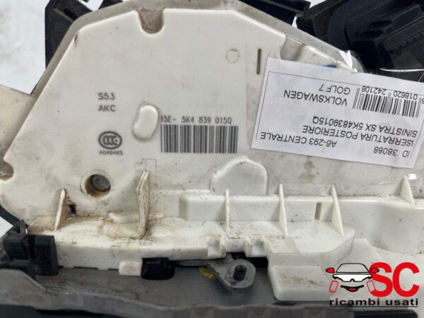 Serratura Posteriore Sinistra Volkswagen Golf 7 5K4839015Q