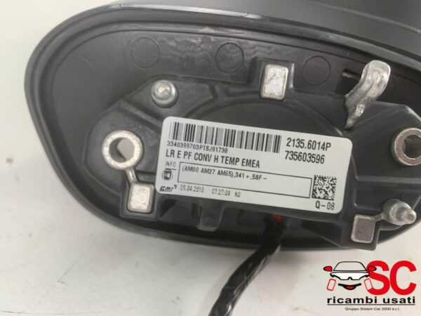 Specchio Retrovisore Dx Fiat 500x Nuovo Originale 735603596